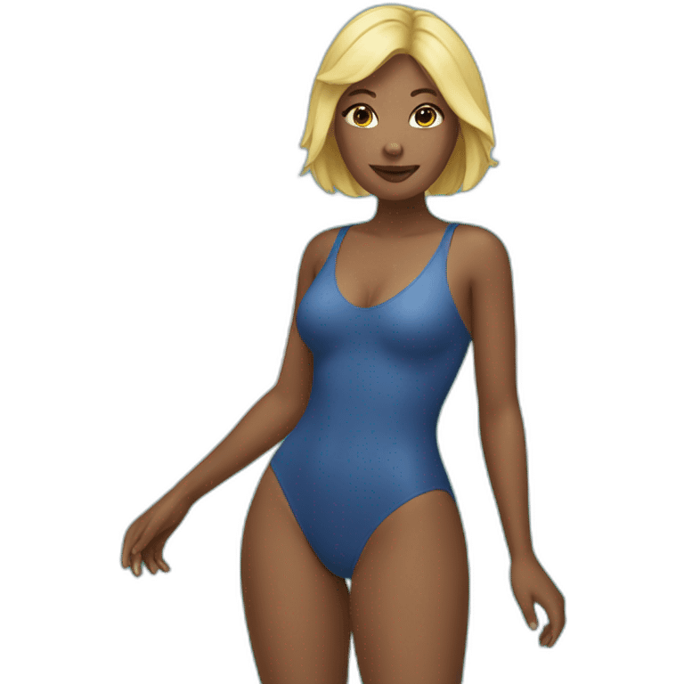 Woman in swimsuit  emoji