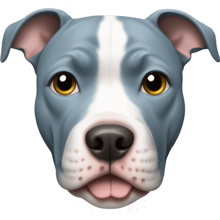 blue pitbull  emoji