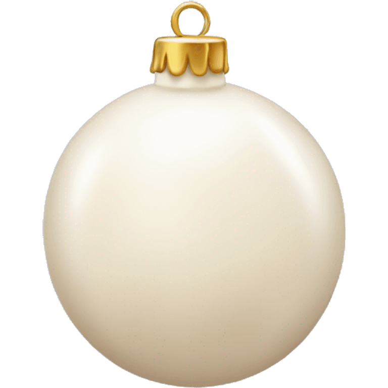 Creme bauble emoji