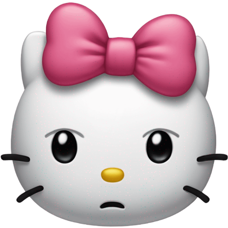 sad hello kitty emoji