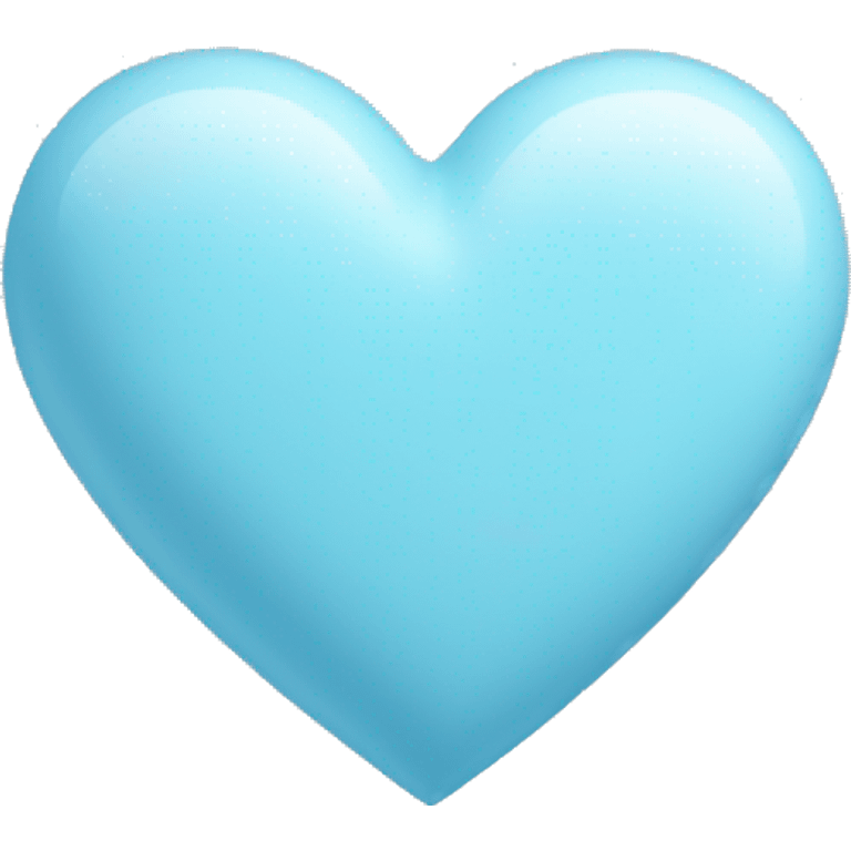 pastel blue heart emoji