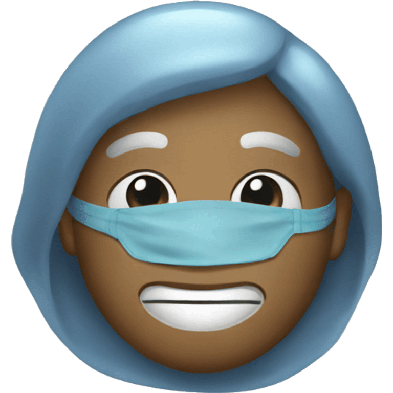 Medicine blue emoji