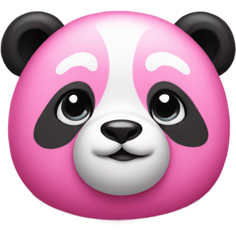 Pink panda emoji