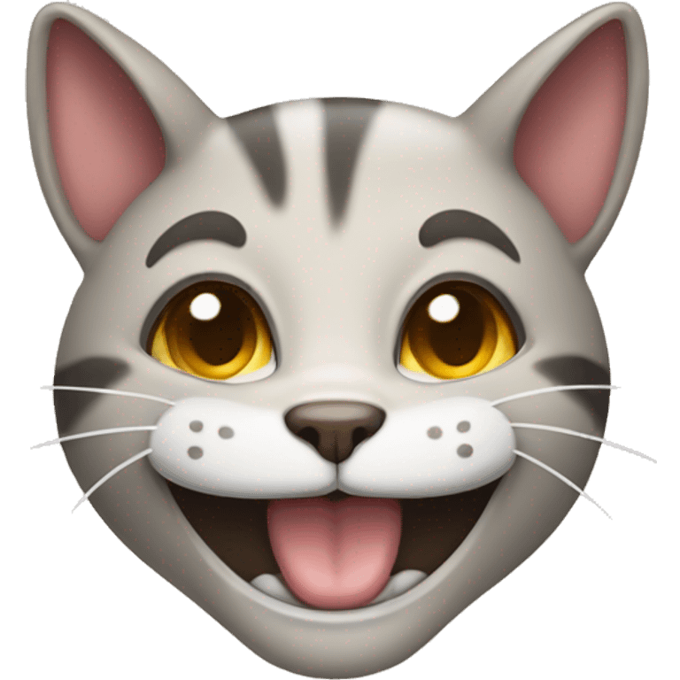 Grinning Face cat emoji