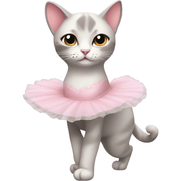 ballerina cat emoji