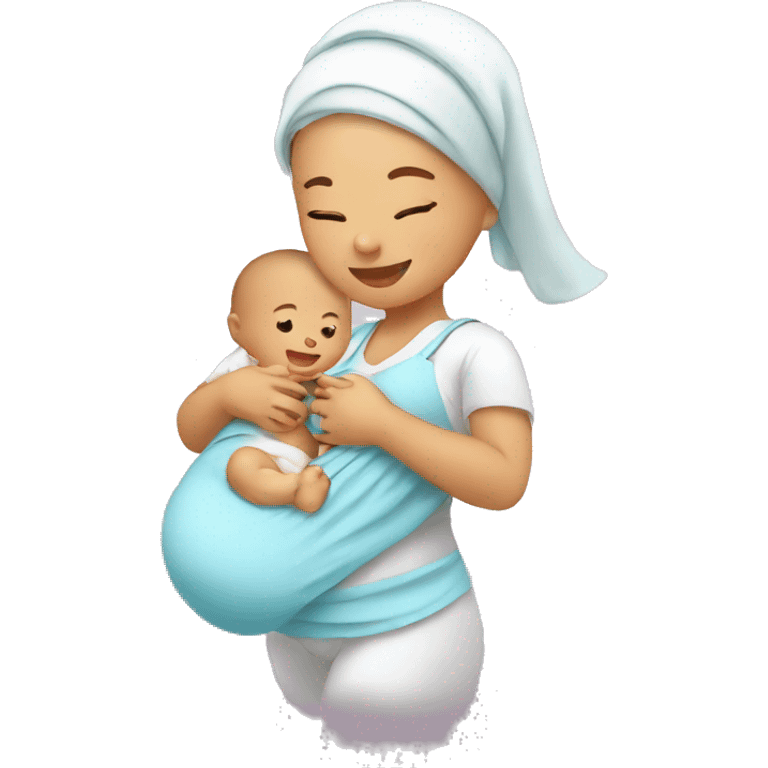 Baby nursing  emoji