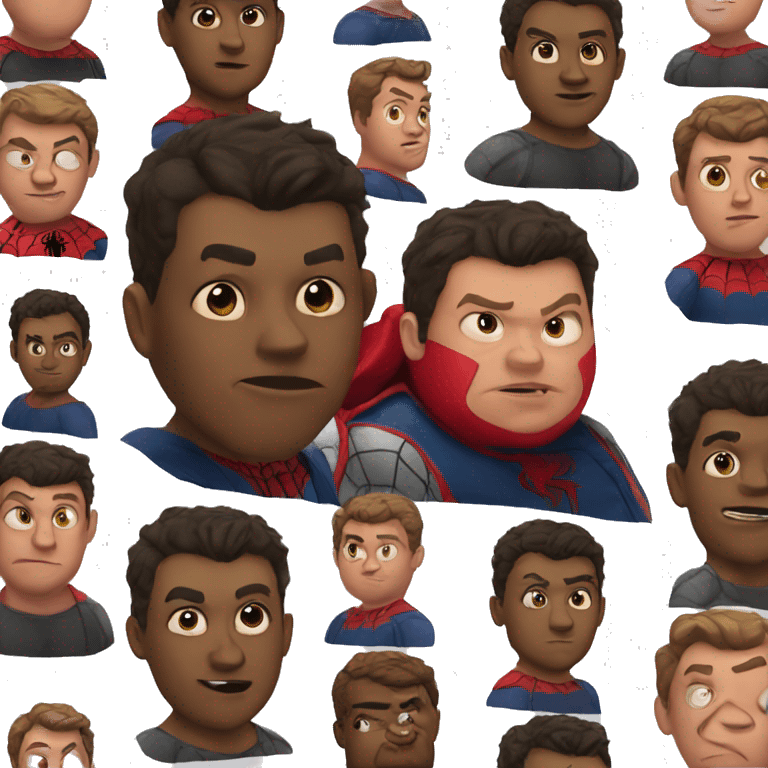 Fat fat fat spiderman emoji