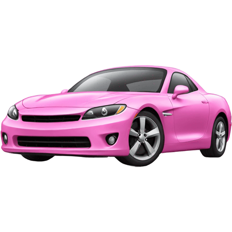 pink car emoji