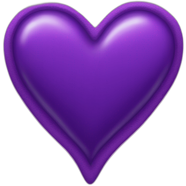 Purple heart  emoji