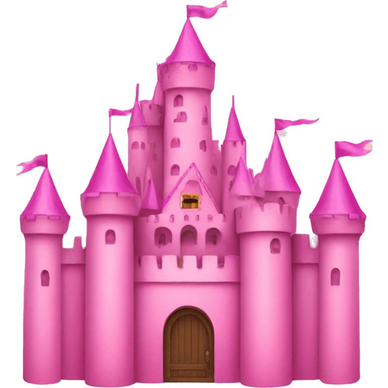 Pink castle  emoji