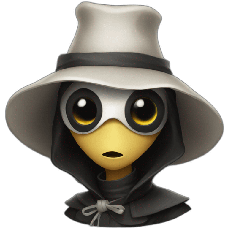 Hot plague doctor female emoji