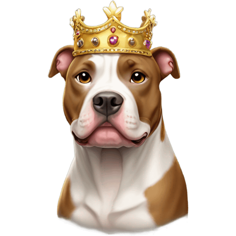 Queen pitbull  emoji