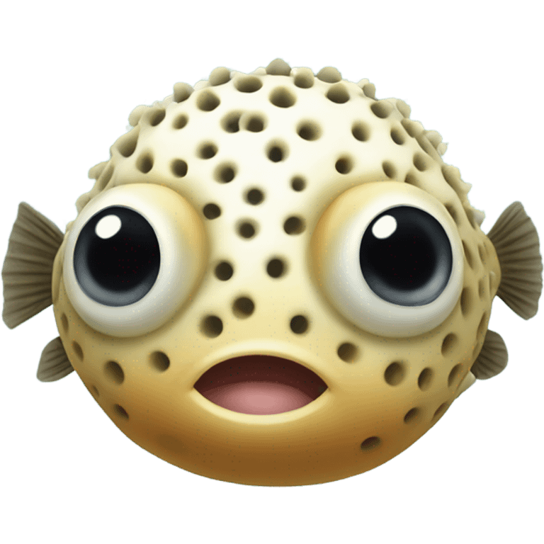 pufferfish with big cheeks emoji