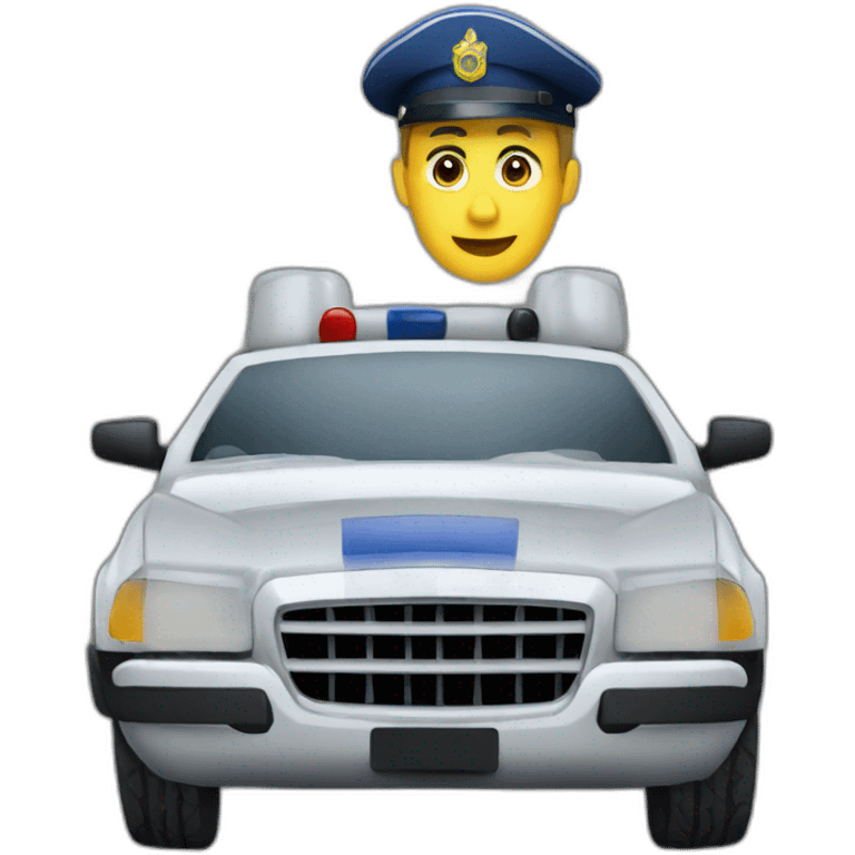 Gendarme car emoji