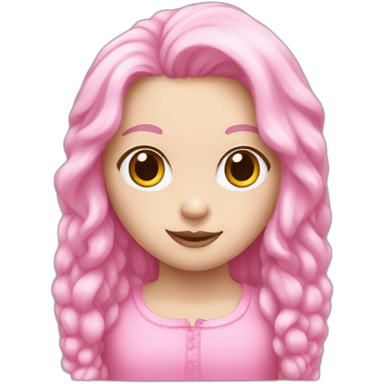 Pink ragdoll  emoji