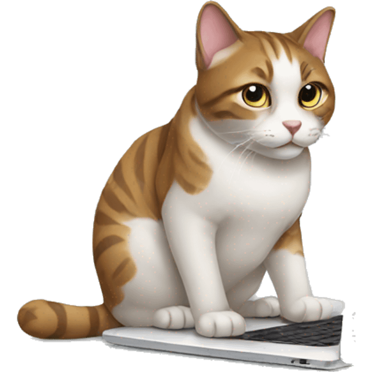 cat with laptop emoji