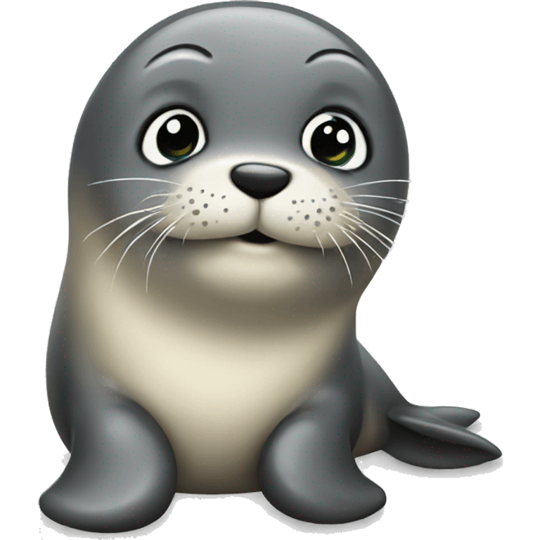 very cute seal emoji