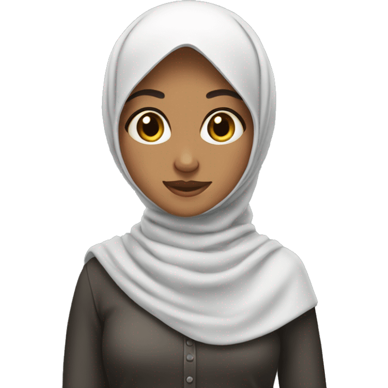 Girl with jilbab emoji