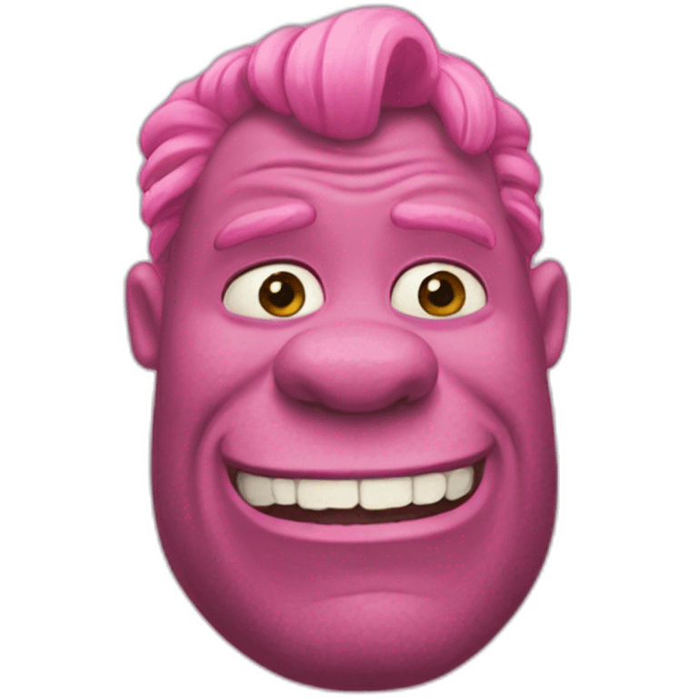 pink shrek emoji