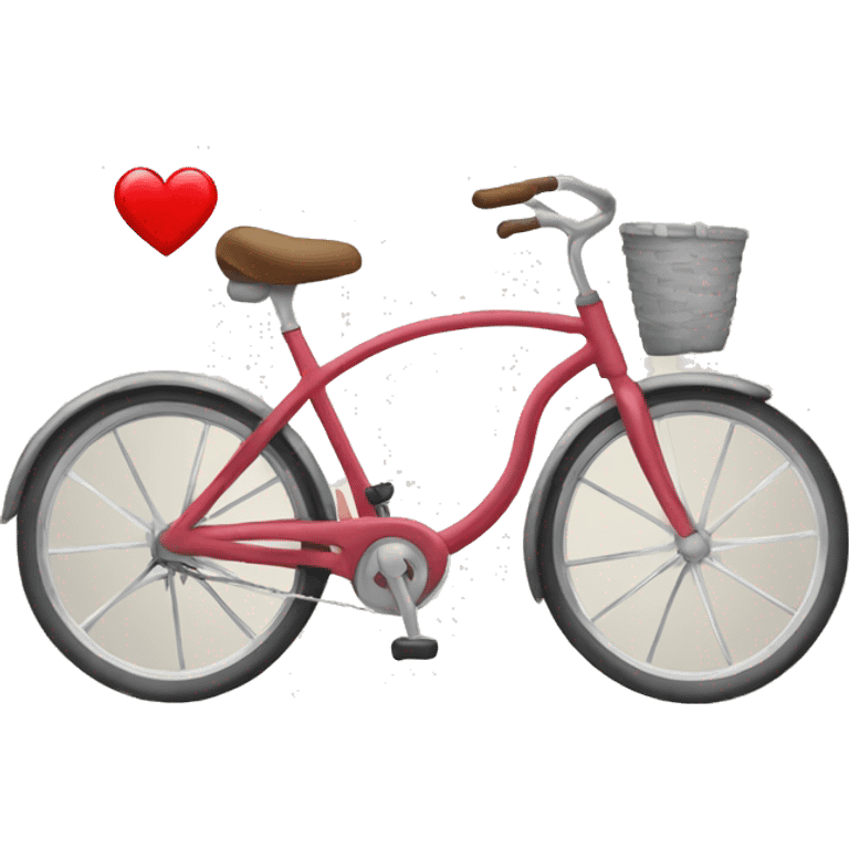 bike with heart emoji