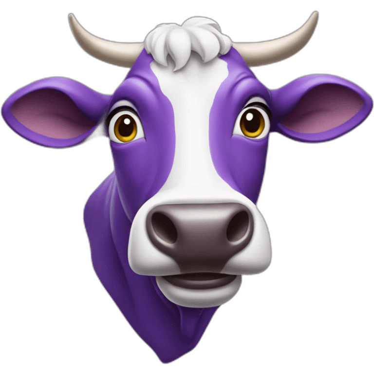 milka purple cow emoji