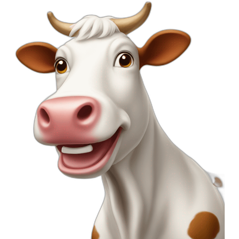 laughing cow emoji