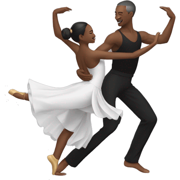 dance couple lotus emoji