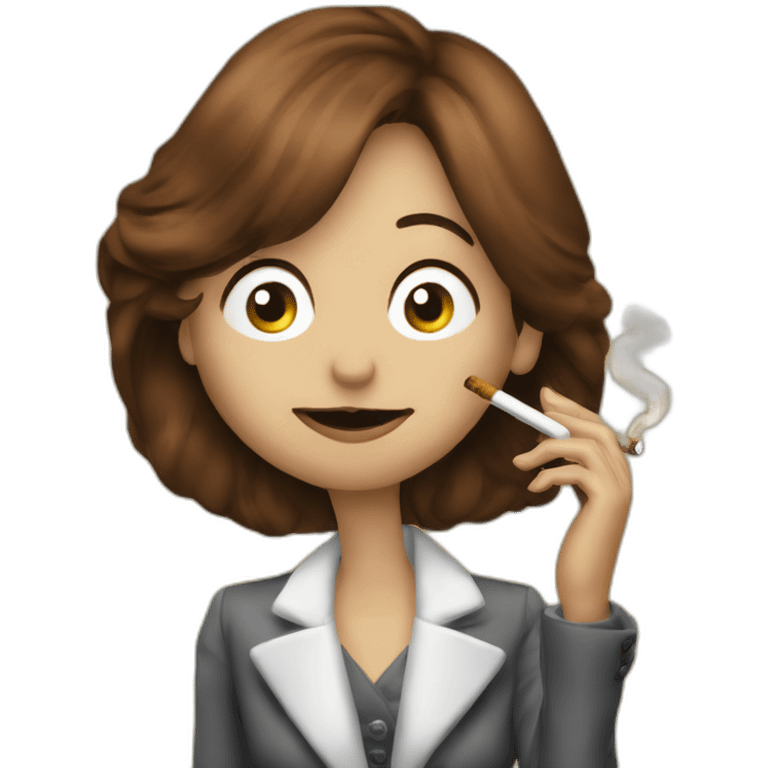 cristina fernandez de kirchner smoking emoji