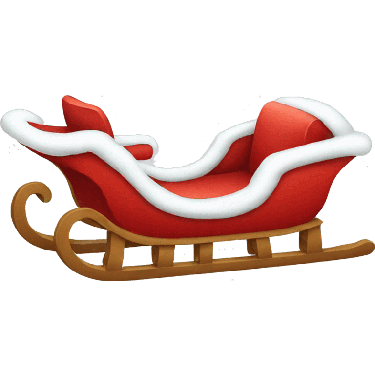 santa claus sled emoji