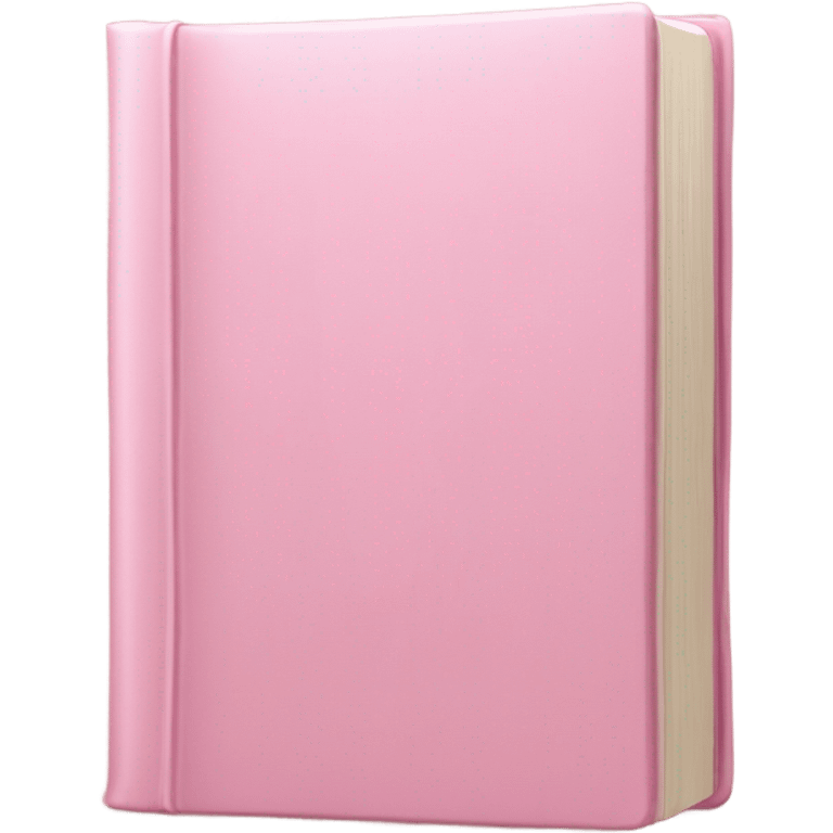 Pink book emoji