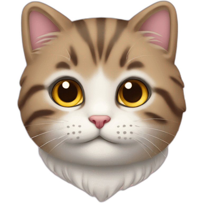 Chat avec un coeur mignon  emoji