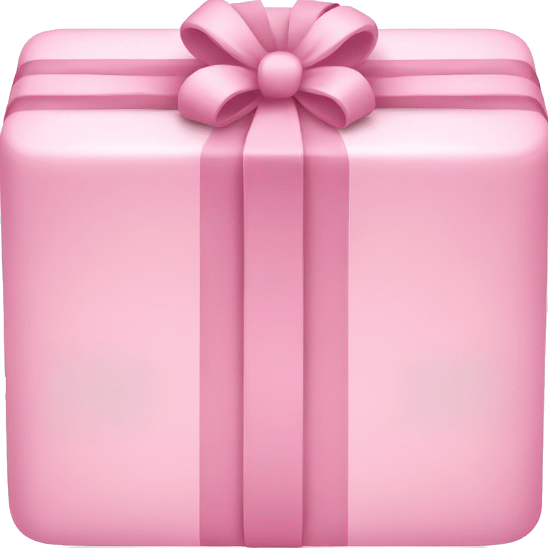 light pink christmas present emoji