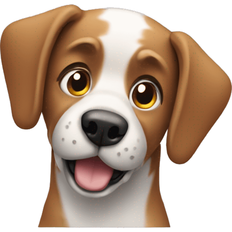 Dog with ike tech emoji