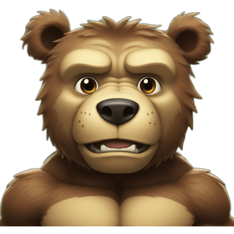 bear hulk emoji