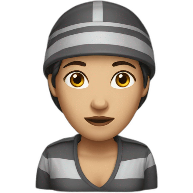 female prisoner emoji