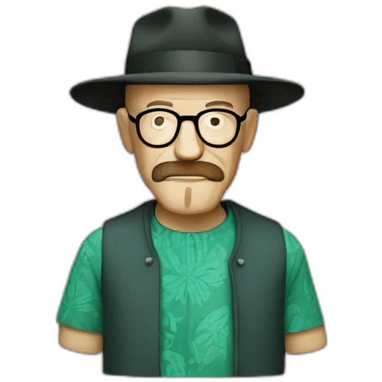 Heisenberg wears batik emoji