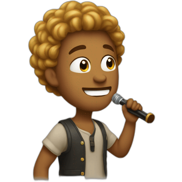 Emojis qui chante emoji