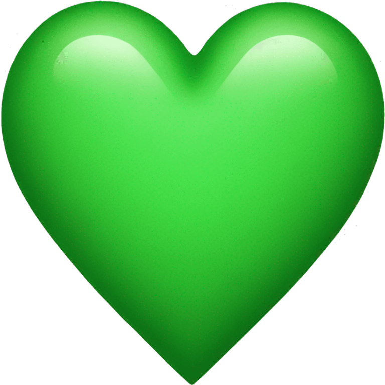 Green heart emoji