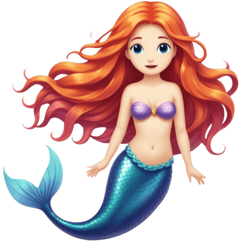 Mermaid and under the sea emoji