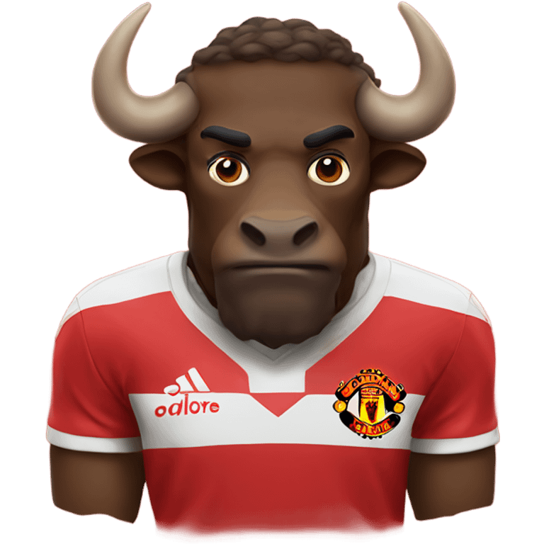 buffalo in a manchester united shir emoji