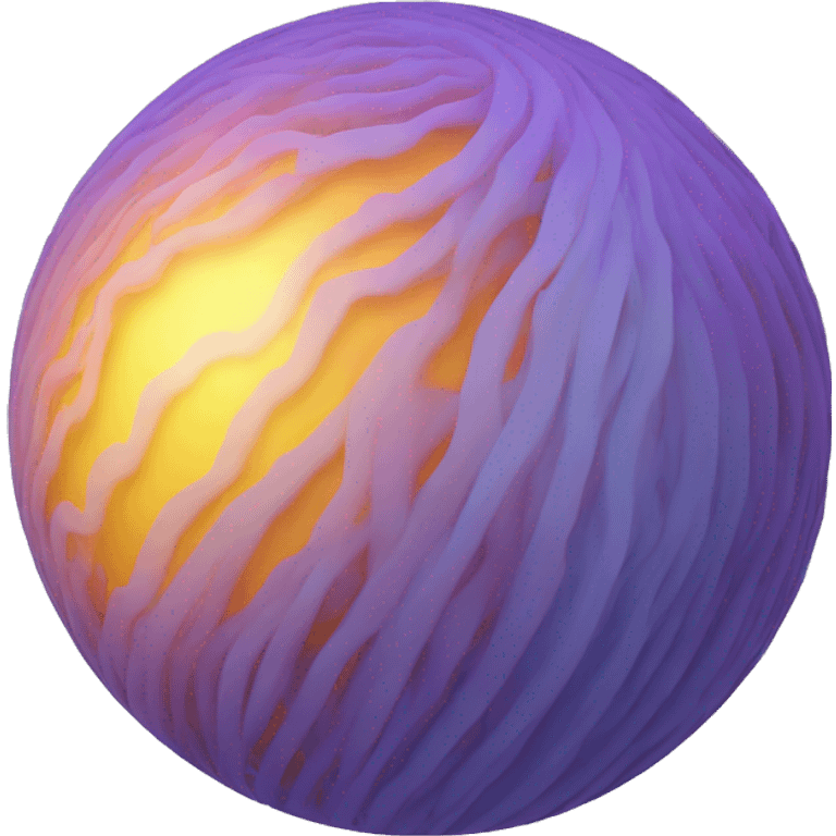 sphere emitting waves, more refined emoji