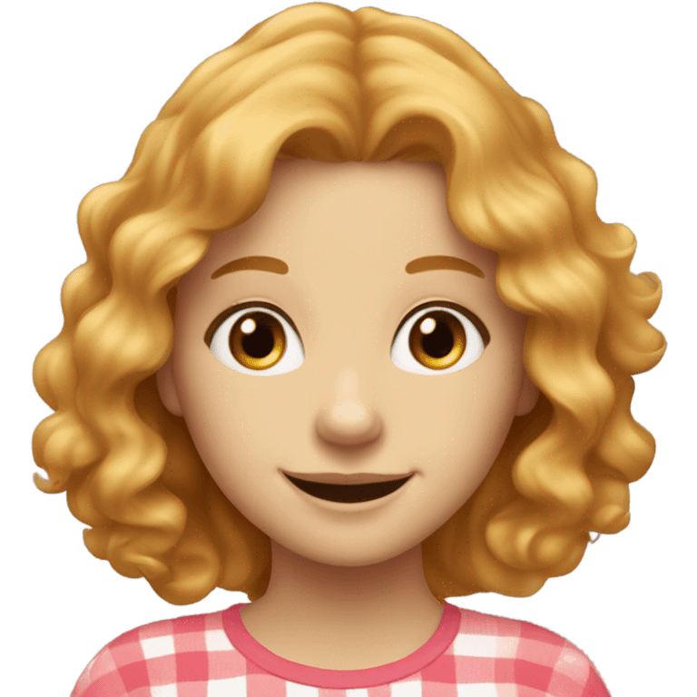 Strawberry blonde girl  emoji