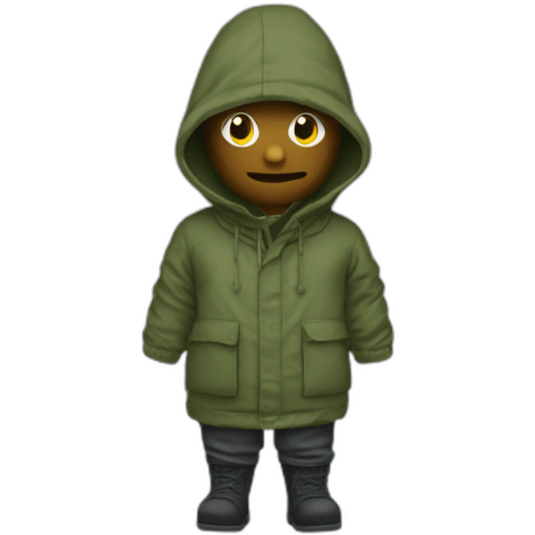 Cagoule métisse emoji