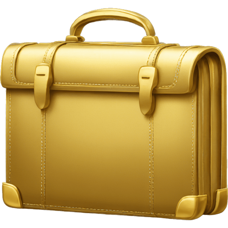 gold briefcase emoji