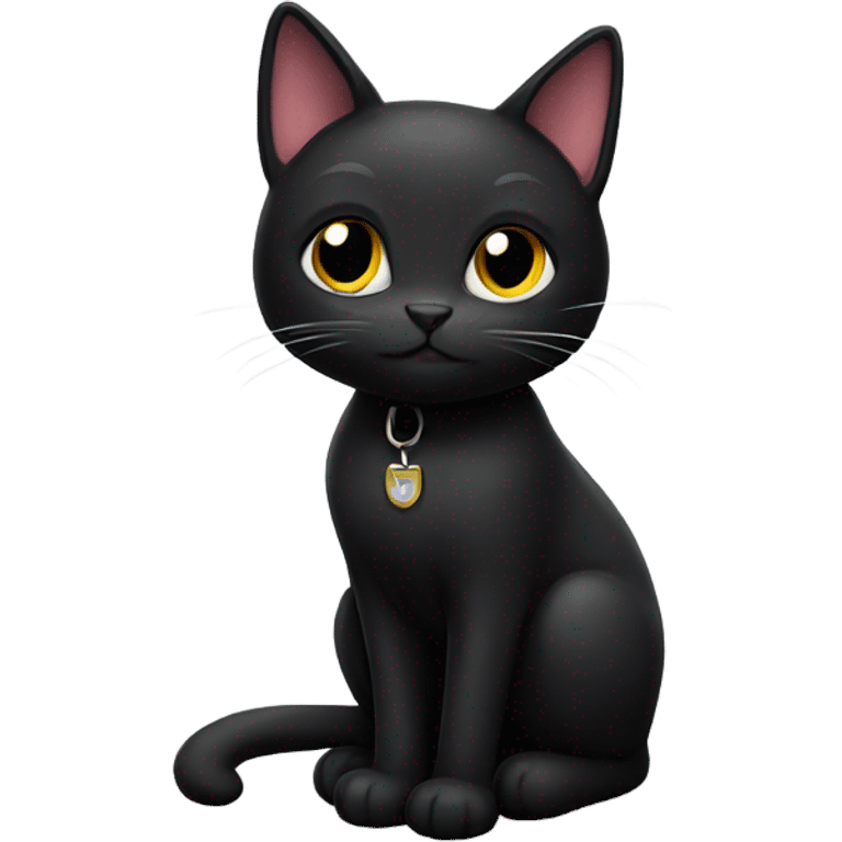 Black cat emoji