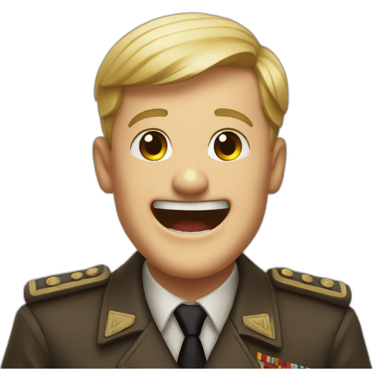 Hilter laughing emoji