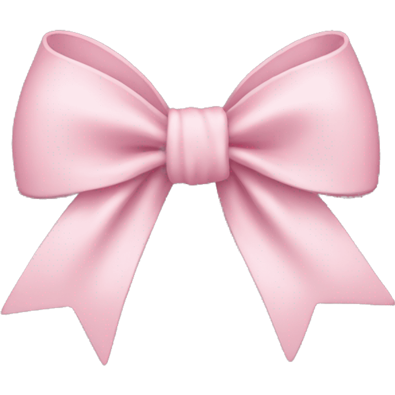 light pink bow emoji