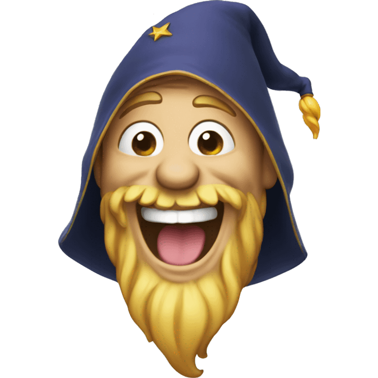 wizard laughing emoji