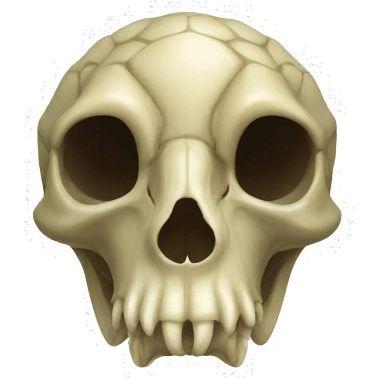 Turtle skull emoji