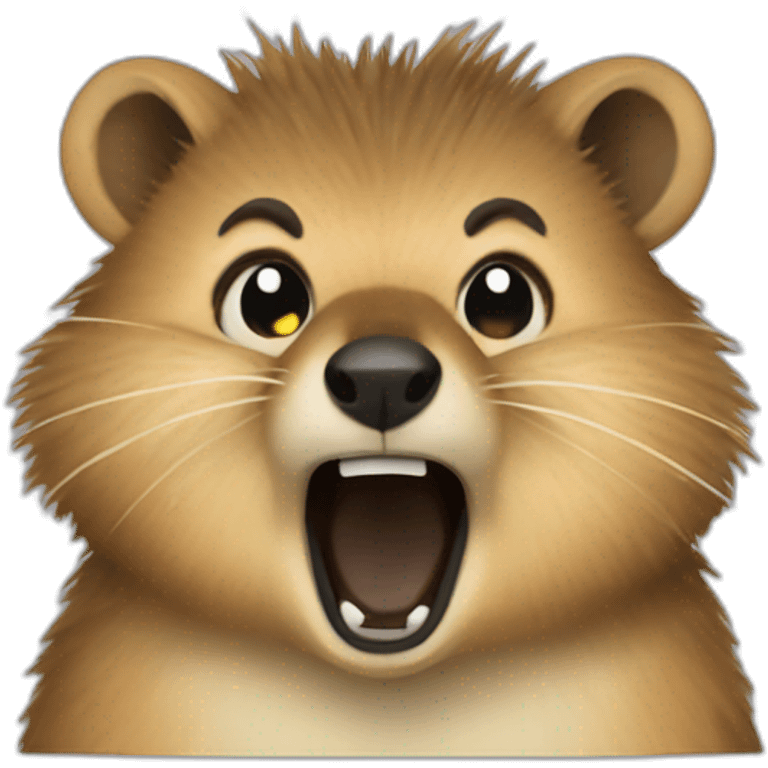 very angry quokka emoji